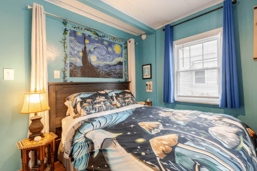 About Us - For a unique and distinctive - best vacation rental experience in 2025 - look no further! The Artist Studio Loft 1st Bedroom 02